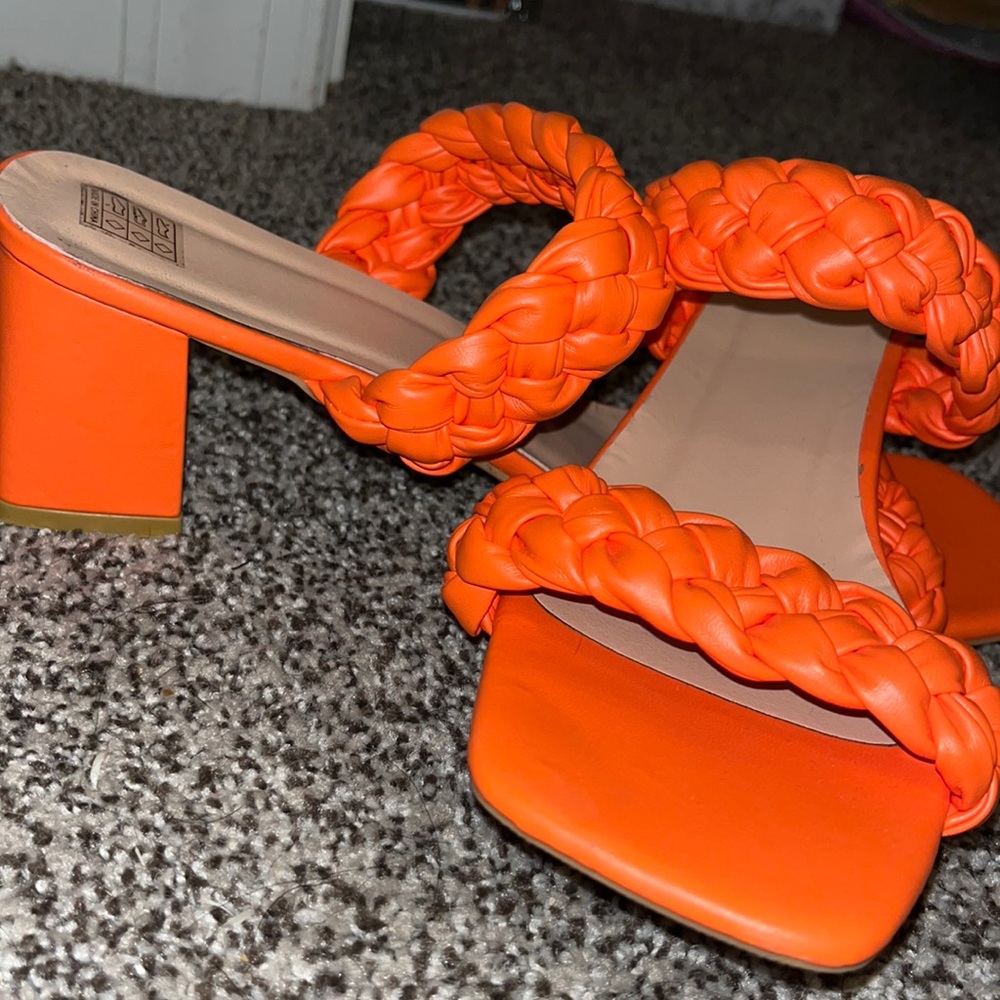 braided heels